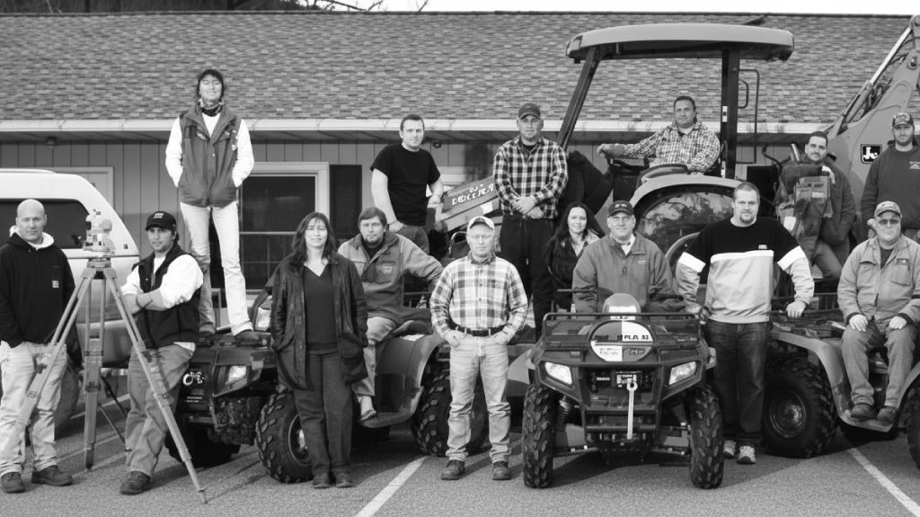 Frank Smith LLC company picture in black and white. Photograph enhanced with AI for optimal presentation