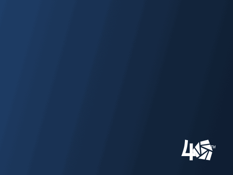 Animated image with words, 3rd decade 2005-2015, along with 3D UTRS shield icon and 40th Anniversary icon on blue gradient background.